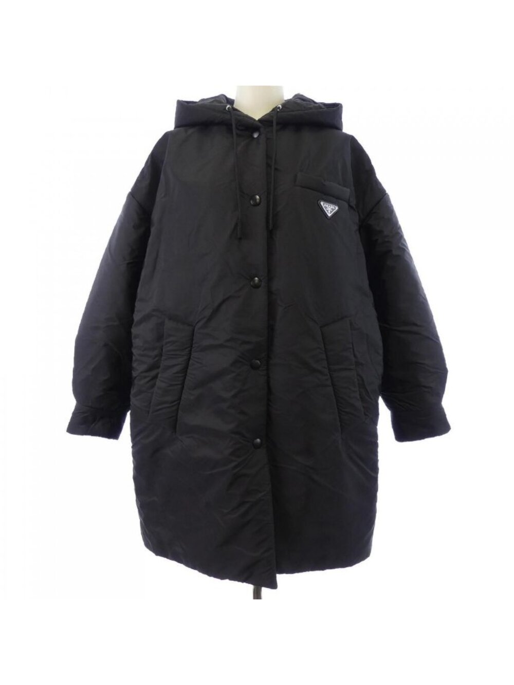Prada Triangle Logo Coat